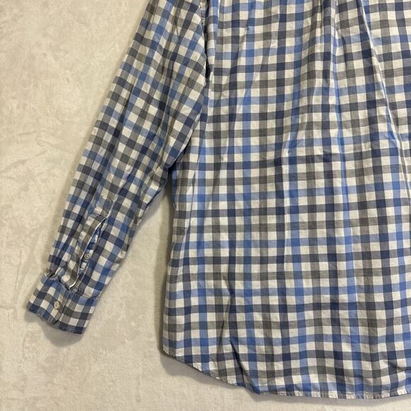 Vineyard Vines Men's Button Down Slim Fit Tucker Shirt Whale Blue Grey Large - Picture 14 of 16